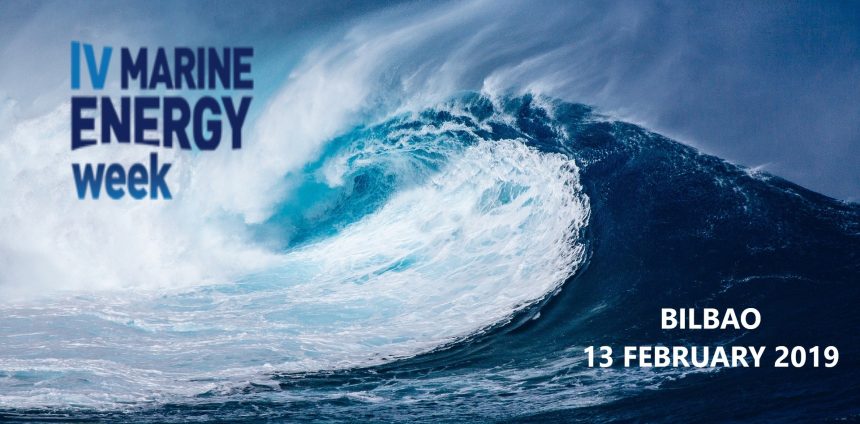 The IV Marine Energy Week will be held on February 13th 2019 in Bilbao